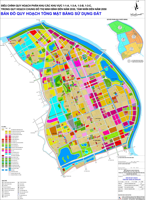 Lấy ý kiến về Đồ án Điều chỉnh Quy hoạch phân khu các khu vực 1-1-A, 1-3-A, 1-3-B, 1-3-C trong Quy hoạch chung Đô thị Ninh Bình đến năm 2030, tầm nhìn đến năm 2050