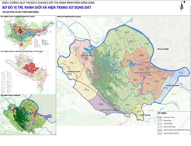 Lấy ý kiến về Đồ án điều chỉnh Quy hoạch chung đô thị Ninh Bình đến năm 2040, tầm nhìn đến năm 2050